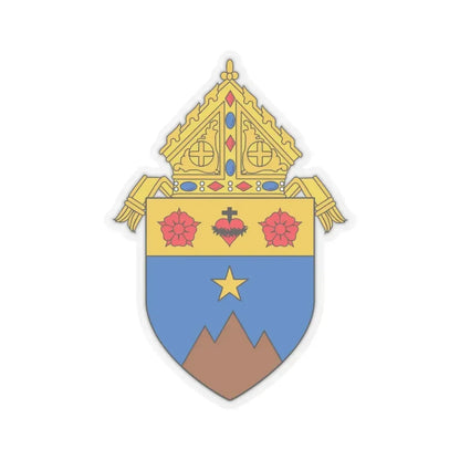 Roman Catholic Diocese of Fairbanks - STICKER Vinyl Kiss-Cut Decal 4 Inch Transparent - The Sticker Space
