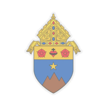 Roman Catholic Diocese of Fairbanks - STICKER Vinyl Kiss-Cut Decal 6 Inch Transparent - The Sticker Space