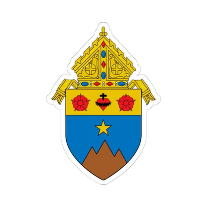 Roman Catholic Diocese of Fairbanks - STICKER Vinyl Kiss-Cut Decal 6 Inch White - The Sticker Space