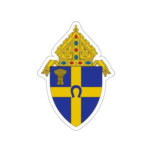 Roman Catholic Diocese of Fargo - STICKER Vinyl Die-Cut Decal White Die-Cut 2 Inch - The Sticker Space