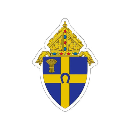 Roman Catholic Diocese of Fargo - STICKER Vinyl Die-Cut Decal White Die-Cut 5 Inch - The Sticker Space