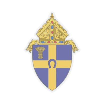 Roman Catholic Diocese of Fargo - STICKER Vinyl Kiss-Cut Decal 2 Inch Transparent - The Sticker Space