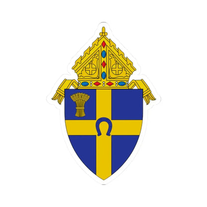 Roman Catholic Diocese of Fargo - STICKER Vinyl Kiss-Cut Decal 2 Inch White - The Sticker Space