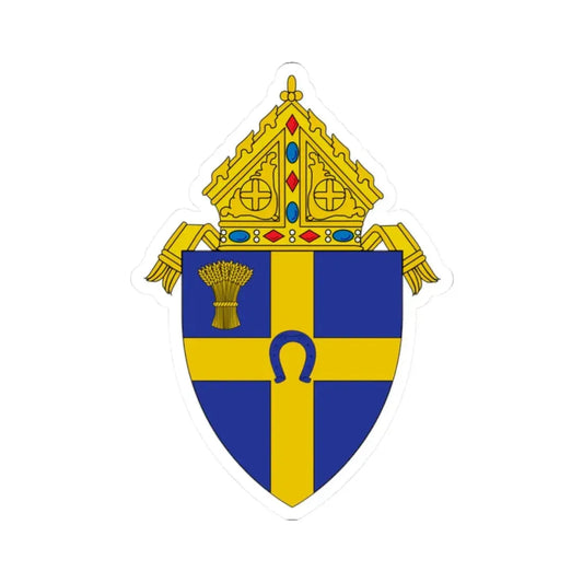 Roman Catholic Diocese of Fargo - STICKER Vinyl Kiss-Cut Decal 2 Inch White - The Sticker Space