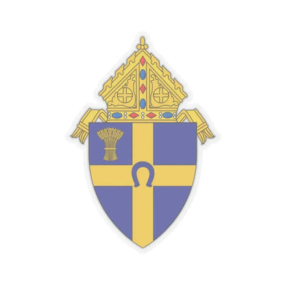 Roman Catholic Diocese of Fargo - STICKER Vinyl Kiss-Cut Decal 3 Inch Transparent - The Sticker Space