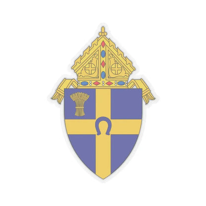 Roman Catholic Diocese of Fargo - STICKER Vinyl Kiss-Cut Decal 4 Inch Transparent - The Sticker Space