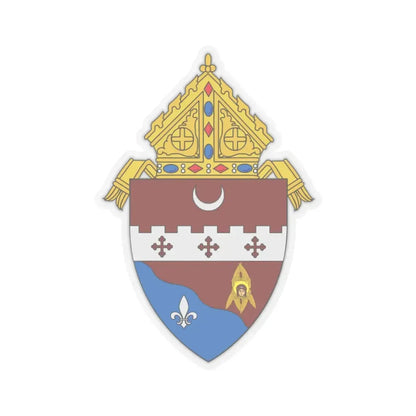 Roman Catholic Diocese of Fort Wayne South Bend - STICKER Vinyl Kiss-Cut Decal 2 Inch Transparent - The Sticker Space