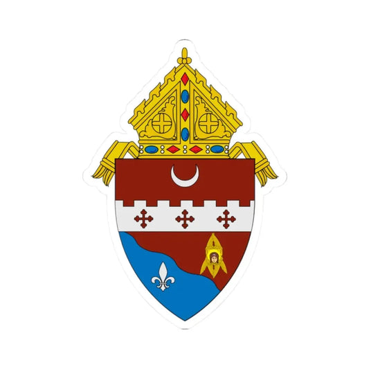 Roman Catholic Diocese of Fort Wayne South Bend - STICKER Vinyl Kiss-Cut Decal 2 Inch White - The Sticker Space
