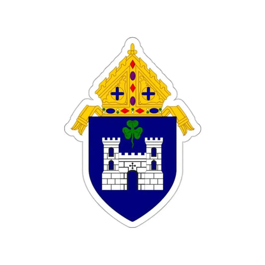Roman Catholic Diocese of Fort Worth - STICKER Vinyl Die-Cut Decal White Die-Cut 2 Inch - The Sticker Space