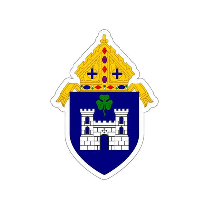 Roman Catholic Diocese of Fort Worth - STICKER Vinyl Die-Cut Decal White Die-Cut 3 Inch - The Sticker Space