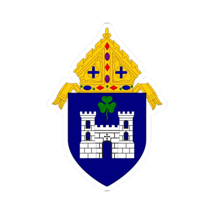 Roman Catholic Diocese of Fort Worth - STICKER Vinyl Kiss-Cut Decal 2 Inch White - The Sticker Space