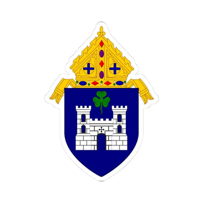 Roman Catholic Diocese of Fort Worth - STICKER Vinyl Kiss-Cut Decal 3 Inch White - The Sticker Space