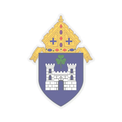 Roman Catholic Diocese of Fort Worth - STICKER Vinyl Kiss-Cut Decal 4 Inch Transparent - The Sticker Space