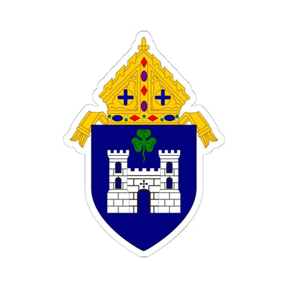 Roman Catholic Diocese of Fort Worth - STICKER Vinyl Kiss-Cut Decal 6 Inch White - The Sticker Space