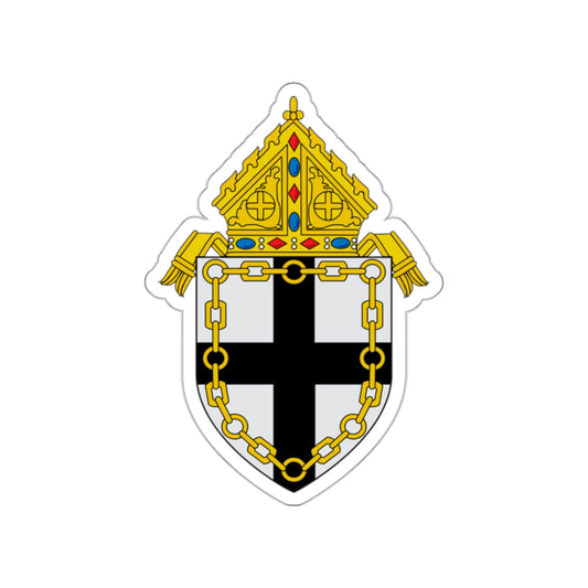 Roman Catholic Diocese of Fresno - STICKER Vinyl Die-Cut Decal-White-The Sticker Space