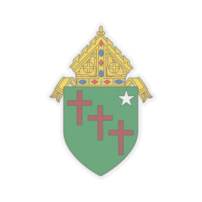 Roman Catholic Diocese of Gallup - STICKER Vinyl Kiss-Cut Decal 2 Inch Transparent - The Sticker Space