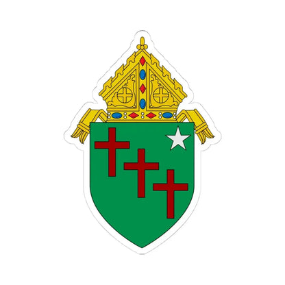 Roman Catholic Diocese of Gallup - STICKER Vinyl Kiss-Cut Decal 4 Inch White - The Sticker Space