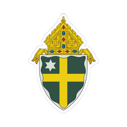 Roman Catholic Diocese of Grand Island - STICKER Vinyl Kiss-Cut Decal 4 Inch White - The Sticker Space