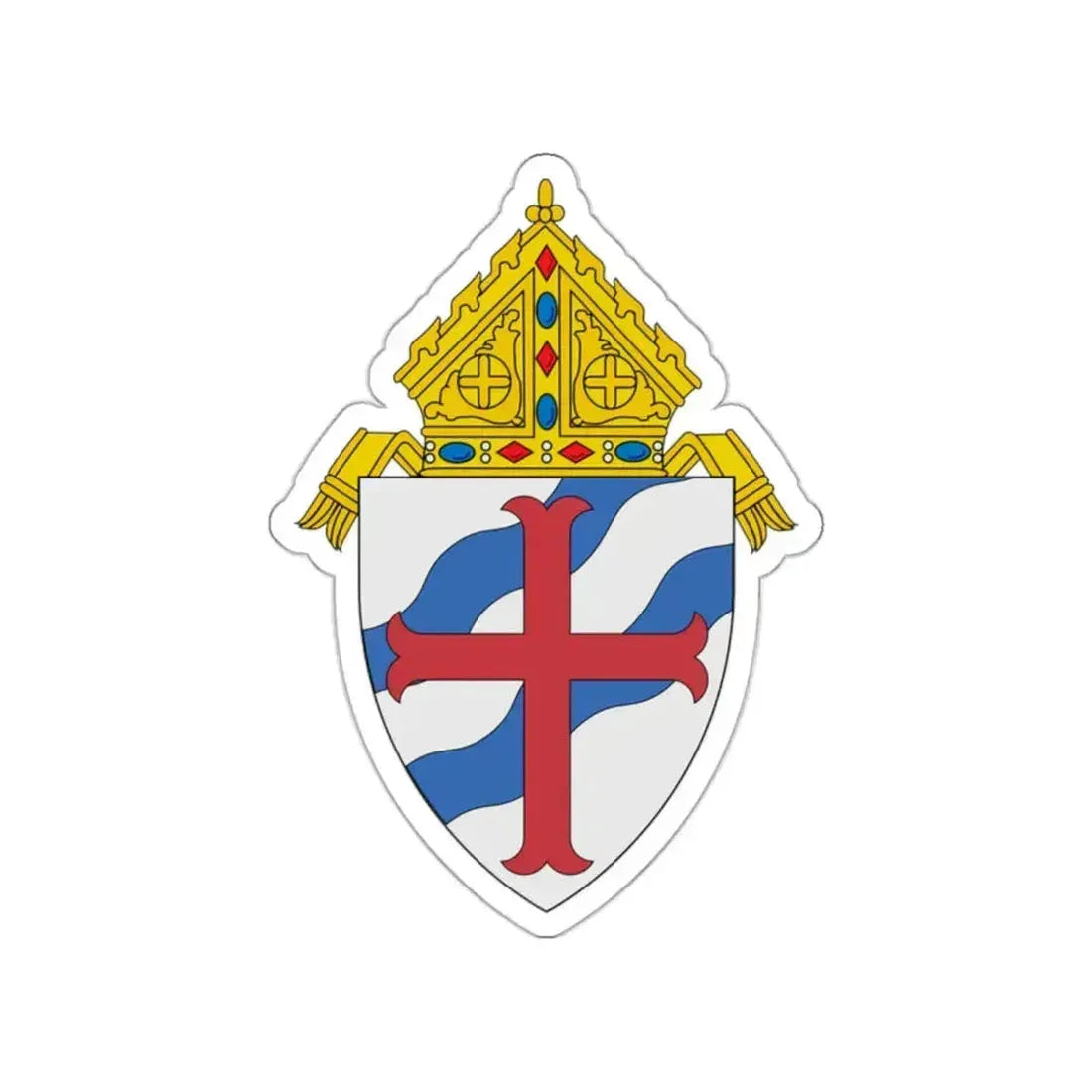 Roman Catholic Diocese of Grand Rapids - STICKER Vinyl Die-Cut Decal White Die-Cut 2 Inch - The Sticker Space