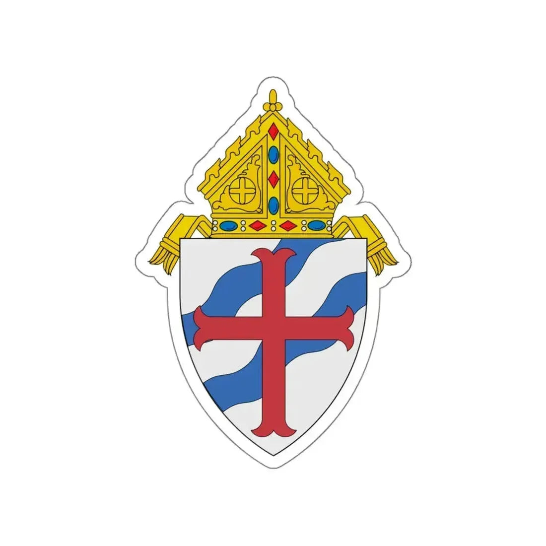 Roman Catholic Diocese of Grand Rapids - STICKER Vinyl Die-Cut Decal White Die-Cut 5 Inch - The Sticker Space