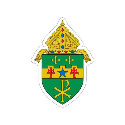 Roman Catholic Diocese of Greensburg - STICKER Vinyl Die-Cut Decal White Die-Cut 2 Inch - The Sticker Space