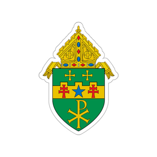 Roman Catholic Diocese of Greensburg - STICKER Vinyl Die-Cut Decal-White-The Sticker Space