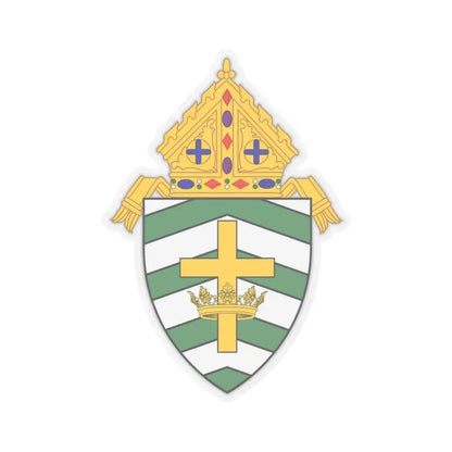 Roman Catholic Diocese of Helena - STICKER Vinyl Kiss-Cut Decal 3 Inch Transparent - The Sticker Space