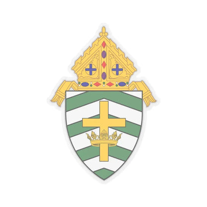 Roman Catholic Diocese of Helena - STICKER Vinyl Kiss-Cut Decal 4 Inch Transparent - The Sticker Space