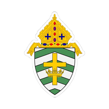 Roman Catholic Diocese of Helena - STICKER Vinyl Kiss-Cut Decal 4 Inch White - The Sticker Space