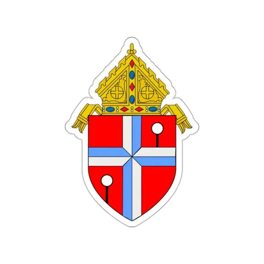 Roman Catholic Diocese of Honolulu - STICKER Vinyl Die-Cut Decal White Die-Cut 2 Inch - The Sticker Space