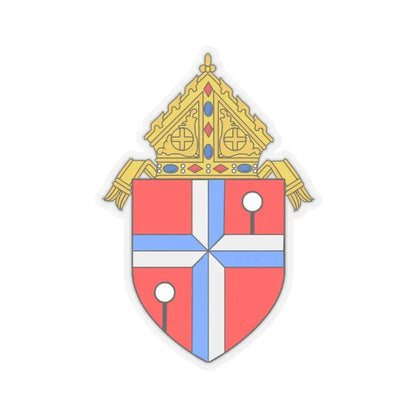 Roman Catholic Diocese of Honolulu - STICKER Vinyl Kiss-Cut Decal 2 Inch Transparent - The Sticker Space