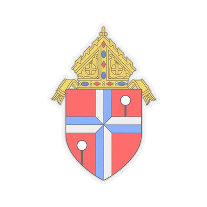 Roman Catholic Diocese of Honolulu - STICKER Vinyl Kiss-Cut Decal 3 Inch Transparent - The Sticker Space