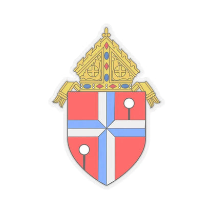 Roman Catholic Diocese of Honolulu - STICKER Vinyl Kiss-Cut Decal 6 Inch Transparent - The Sticker Space