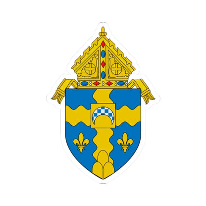 Roman Catholic Diocese of Joliet - STICKER Vinyl Kiss-Cut Decal 2 Inch White - The Sticker Space