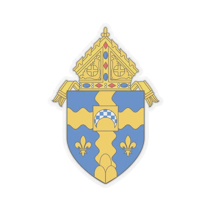 Roman Catholic Diocese of Joliet - STICKER Vinyl Kiss-Cut Decal 3 Inch Transparent - The Sticker Space