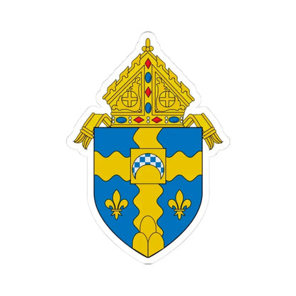 Roman Catholic Diocese of Joliet - STICKER Vinyl Kiss-Cut Decal 3 Inch White - The Sticker Space