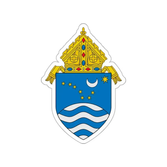 Roman Catholic Diocese of Juneau - STICKER Vinyl Die-Cut Decal White Die-Cut 2 Inch - The Sticker Space