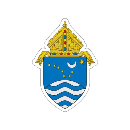 Roman Catholic Diocese of Juneau - STICKER Vinyl Die-Cut Decal White Die-Cut 5 Inch - The Sticker Space