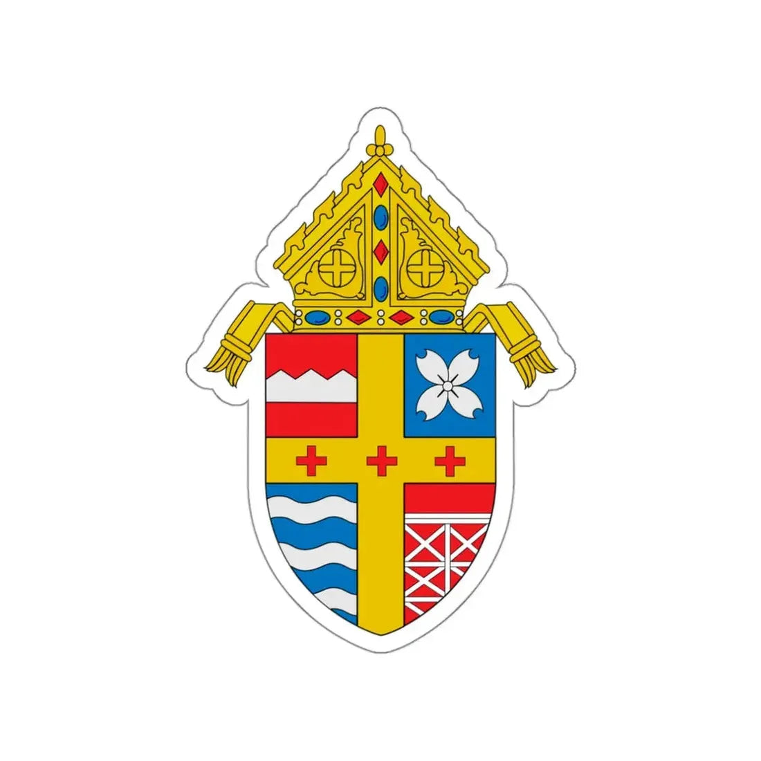 Roman Catholic Diocese of Knoxville - STICKER Vinyl Die-Cut Decal - The Sticker Space