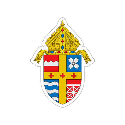 Roman Catholic Diocese of Knoxville - STICKER Vinyl Die-Cut Decal-White-Die-Cut-2 Inch-The Sticker Space