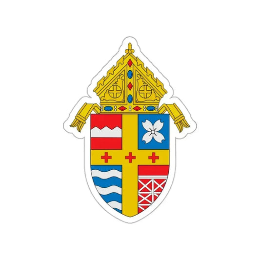 Roman Catholic Diocese of Knoxville - STICKER Vinyl Die-Cut Decal White Die-Cut 2 Inch - The Sticker Space