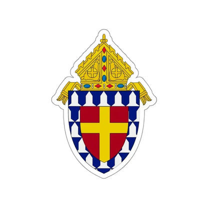 Roman Catholic Diocese of Lafayette in Louisiana - STICKER Vinyl Die-Cut Decal White Die-Cut 5 Inch - The Sticker Space