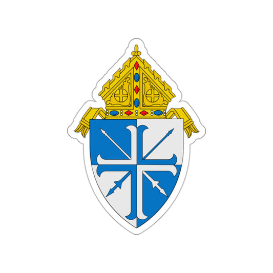 Roman Catholic Diocese of Lansing - STICKER Vinyl Die-Cut Decal-White-The Sticker Space