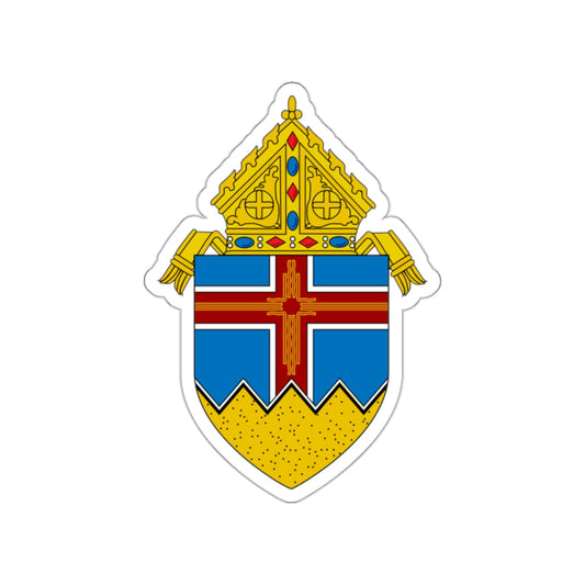 Roman Catholic Diocese of Las Cruces - STICKER Vinyl Die-Cut Decal-White-The Sticker Space