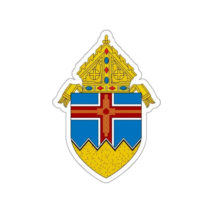 Roman Catholic Diocese of Las Cruces - STICKER Vinyl Die-Cut Decal White Die-Cut 3 Inch - The Sticker Space