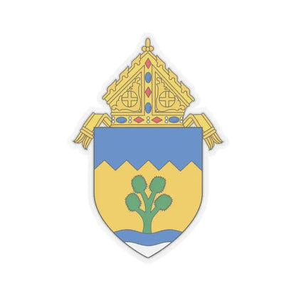 Roman Catholic Diocese of Las Vegas - STICKER Vinyl Kiss-Cut Decal 3 Inch Transparent - The Sticker Space