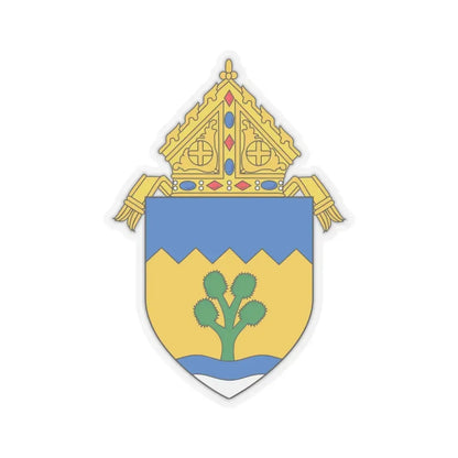Roman Catholic Diocese of Las Vegas - STICKER Vinyl Kiss-Cut Decal 4 Inch Transparent - The Sticker Space