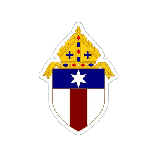 Roman Catholic Diocese of Lincoln - STICKER Vinyl Die-Cut Decal White Die-Cut 2 Inch - The Sticker Space