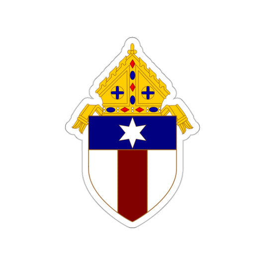 Roman Catholic Diocese of Lincoln - STICKER Vinyl Die-Cut Decal-White-The Sticker Space