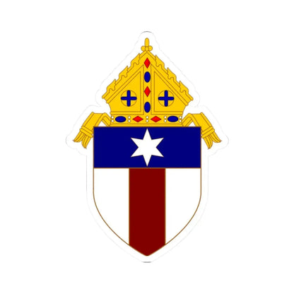 Roman Catholic Diocese of Lincoln - STICKER Vinyl Kiss-Cut Decal 2 Inch White - The Sticker Space